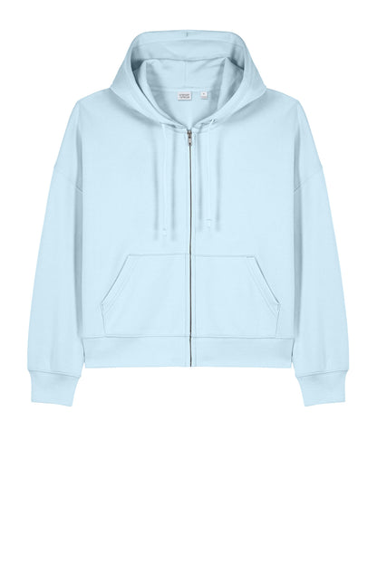 Custom Embroidered Stanley/Stella Sweatshirts/Fleece in Blue Ice