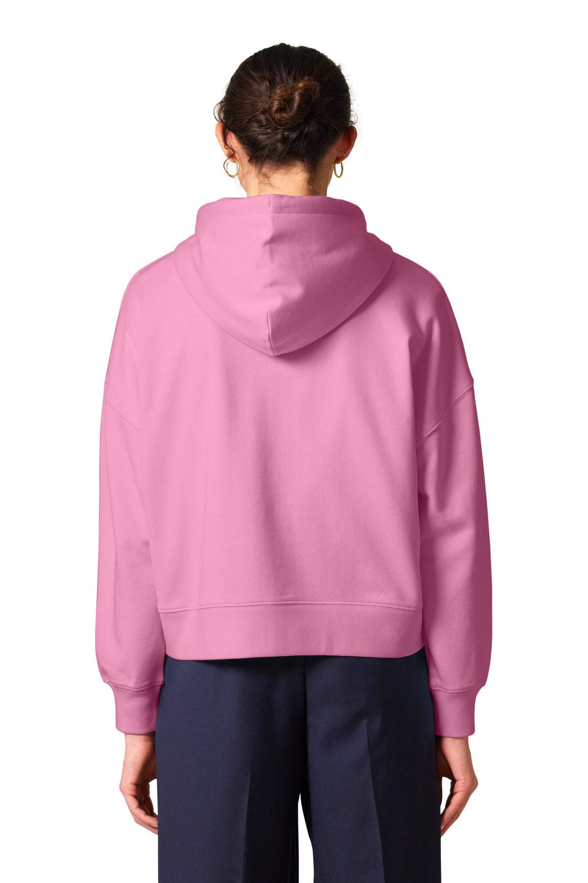 Custom Embroidered Stanley/Stella Women's Stella Ida Full-Zip Hooded Sweatshirt SXW037,Bubble Pink