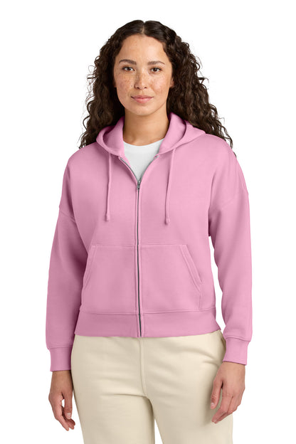 Custom Embroidered Stanley/Stella Sweatshirts/Fleece in Bubble Pink
