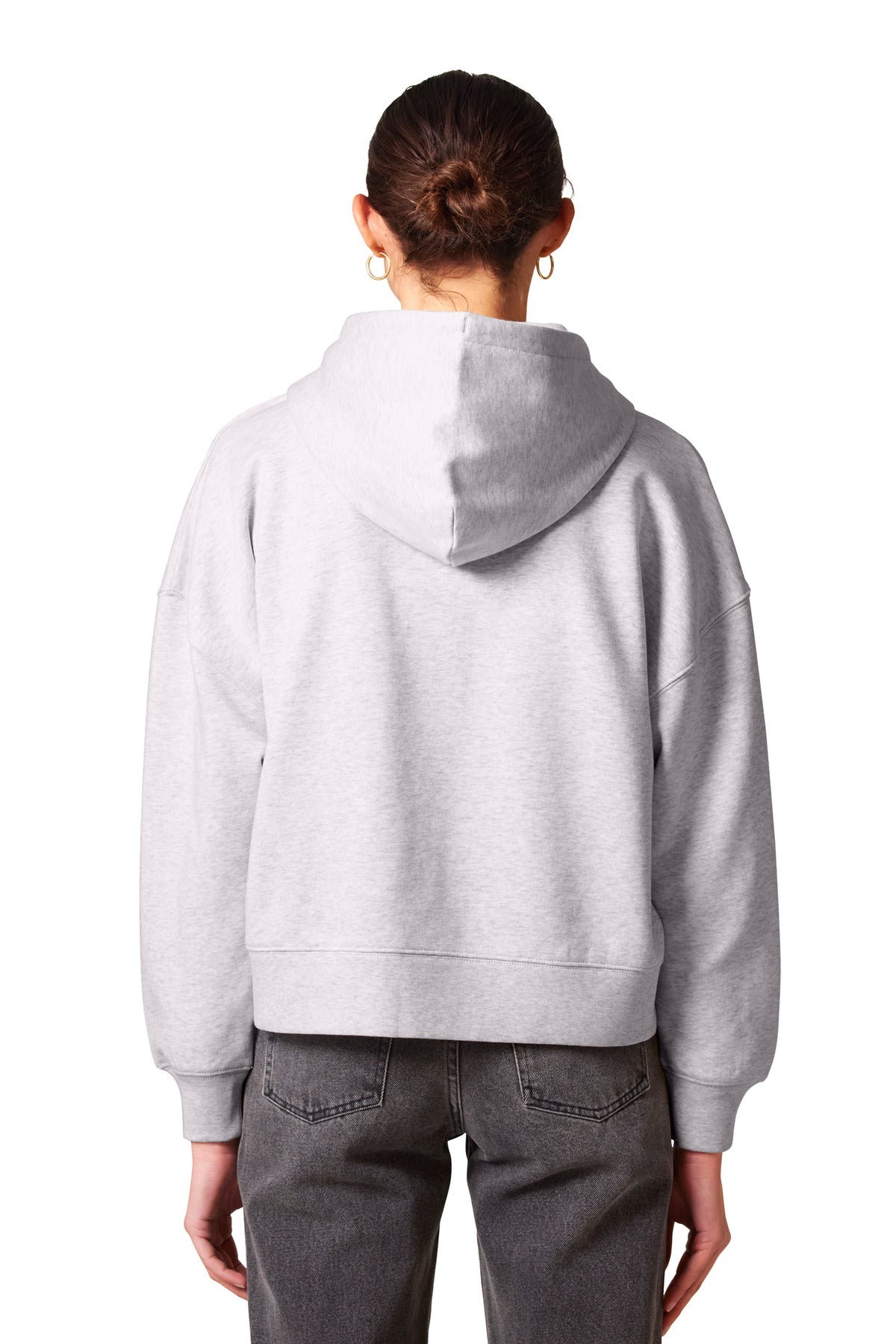 Custom Embroidered Stanley/Stella Women's Stella Ida Full-Zip Hooded Sweatshirt SXW037,Cool Heather Grey