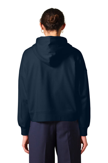 Custom Embroidered Stanley/Stella Women's Stella Ida Full-Zip Hooded Sweatshirt SXW037,French Navy