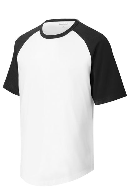 Sport-Tek Short Sleeve Colorblock Raglan Jersey. T201