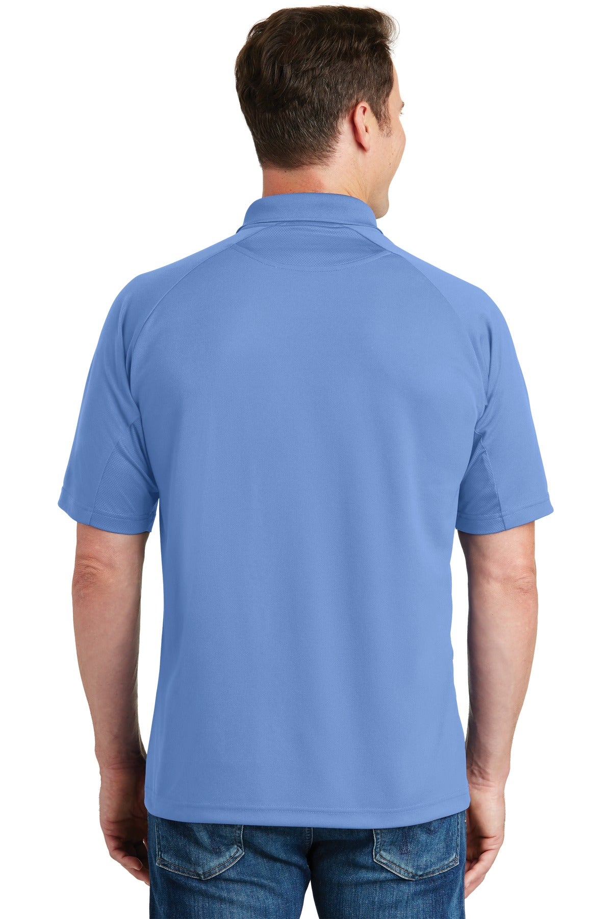 Custom Embroidered Sport-Tek Dri-Mesh Pro Polo. T474,Carolina Blue