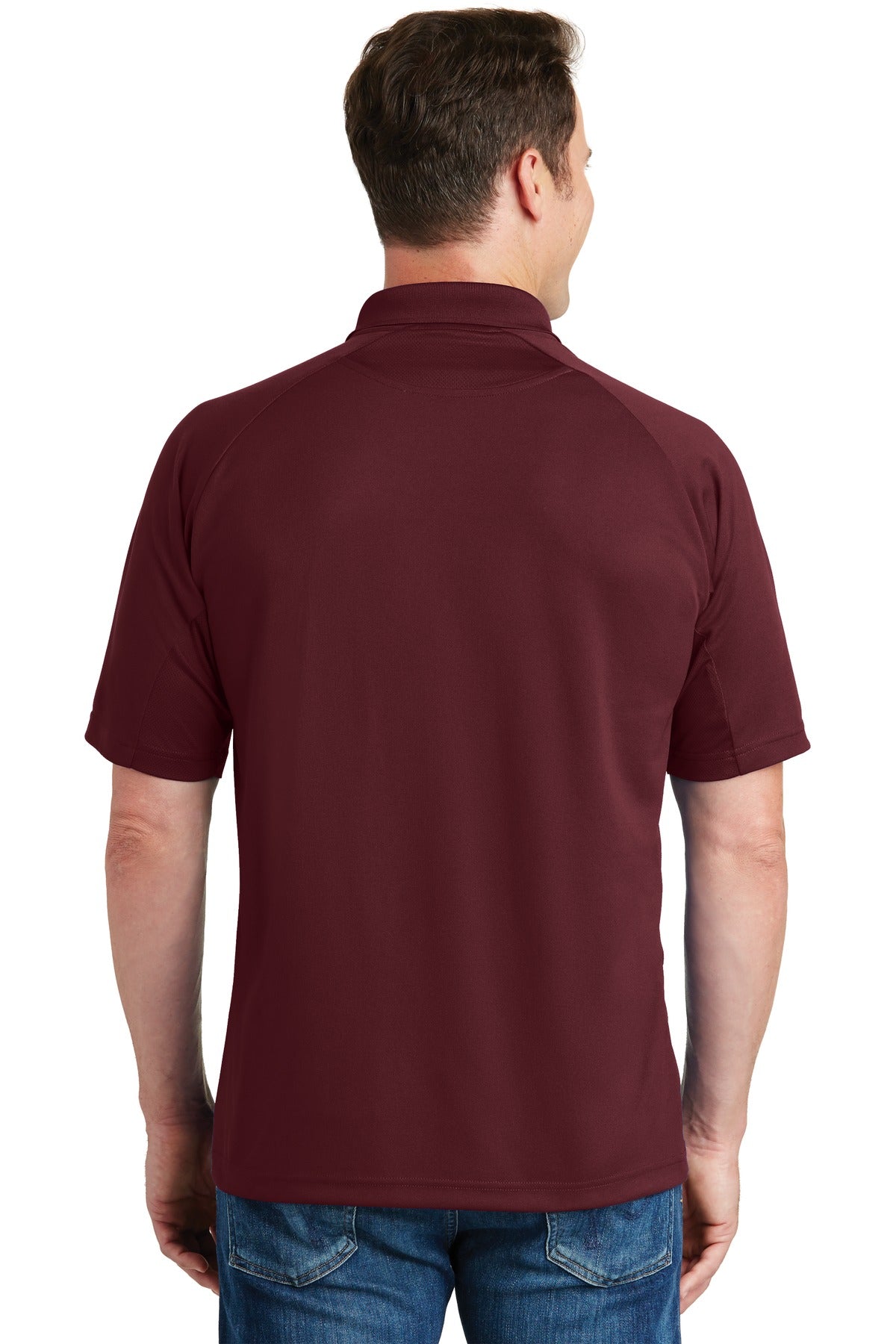 Custom Embroidered Sport-Tek Dri-Mesh Pro Polo. T474,Maroon