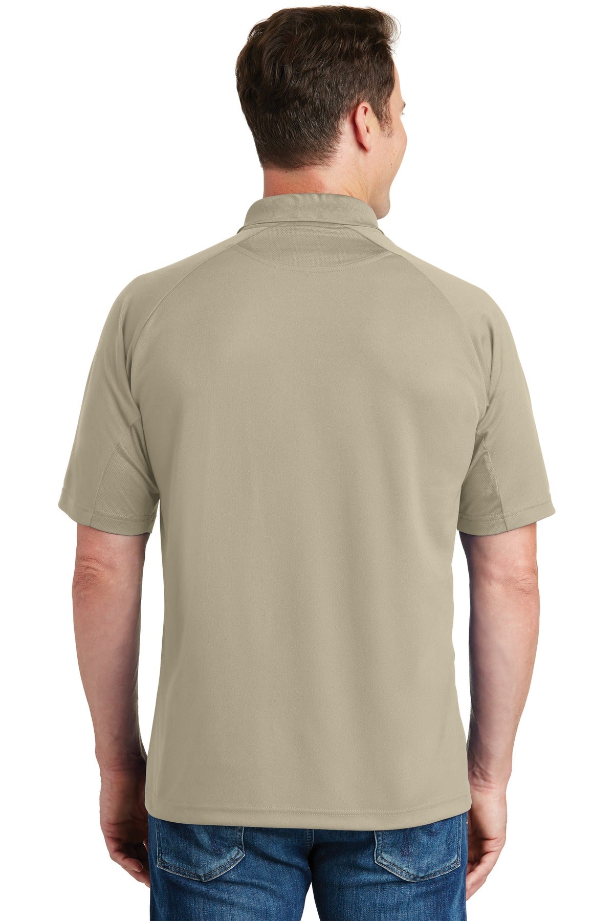 Custom Embroidered Sport-Tek Dri-Mesh Pro Polo. T474,Sandstone