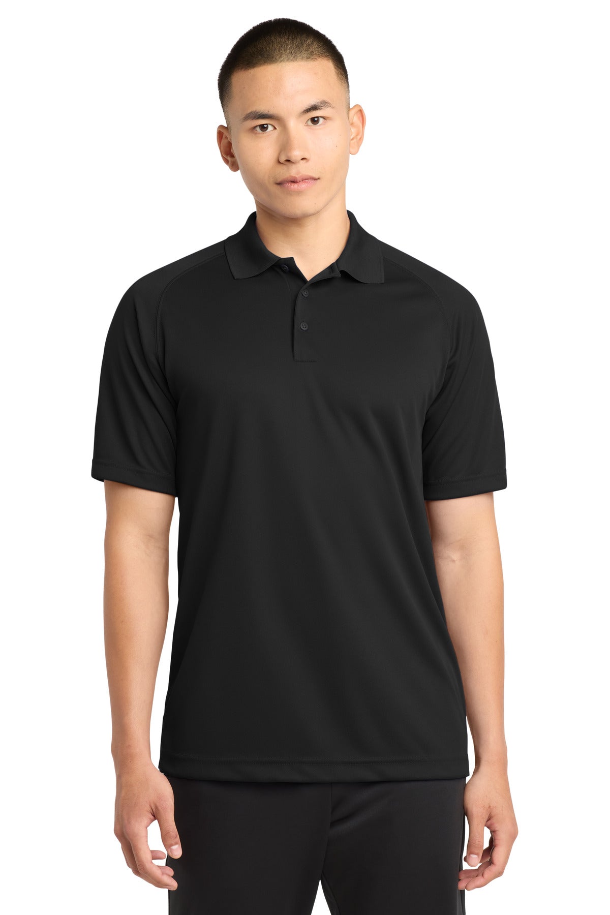 Custom Embroidered Sport-Tek Polos/Knits in Black
