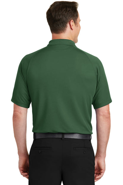 Custom Embroidered Sport-Tek Dry Zone Raglan Polo. T475,Forest Green