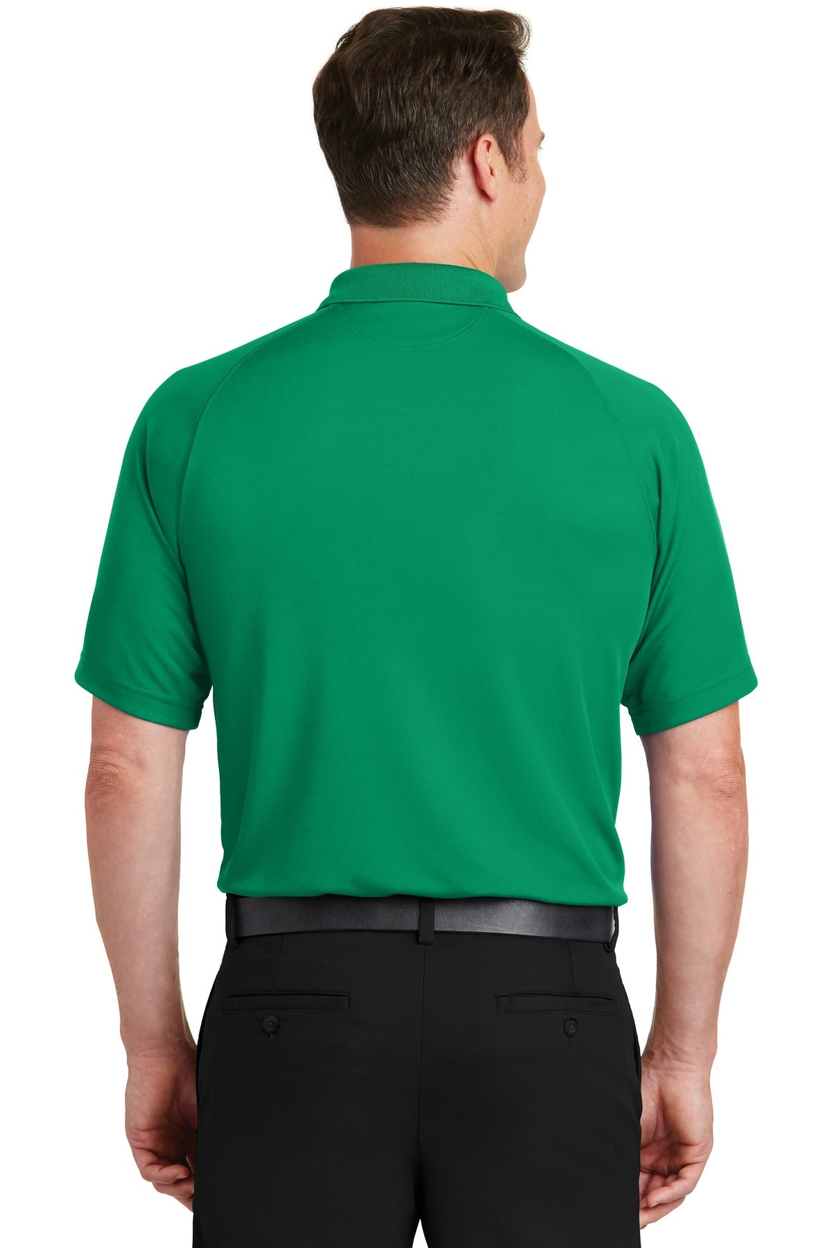 Custom Embroidered Sport-Tek Dry Zone Raglan Polo. T475,Kelly Green