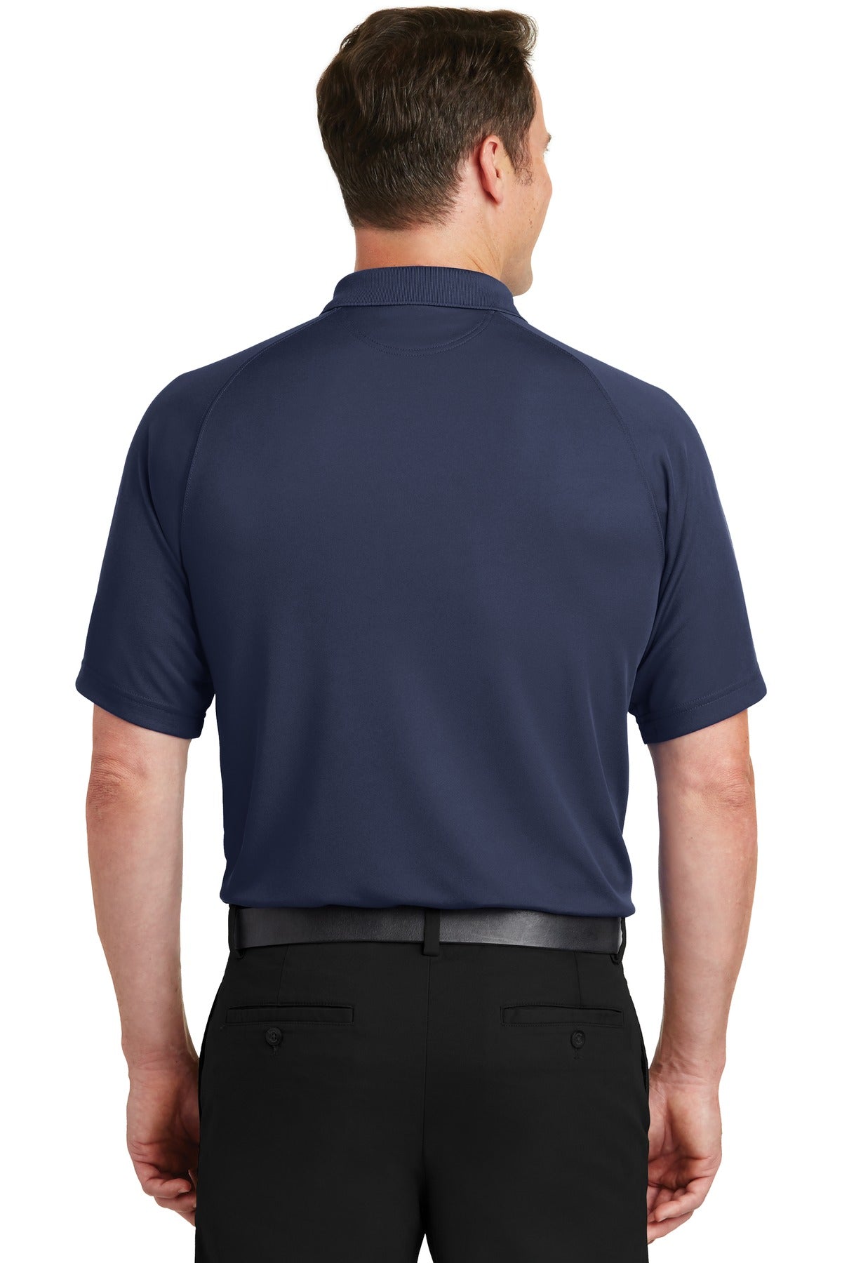 Custom Embroidered Sport-Tek Dry Zone Raglan Polo. T475,True Navy