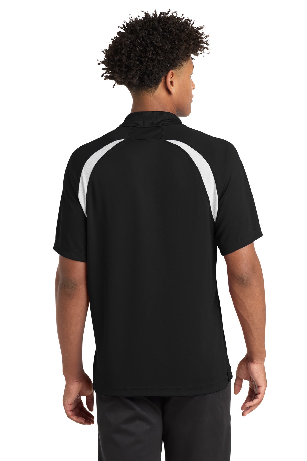 Custom Embroidered Sport-Tek Polos/Knits in Black/ White