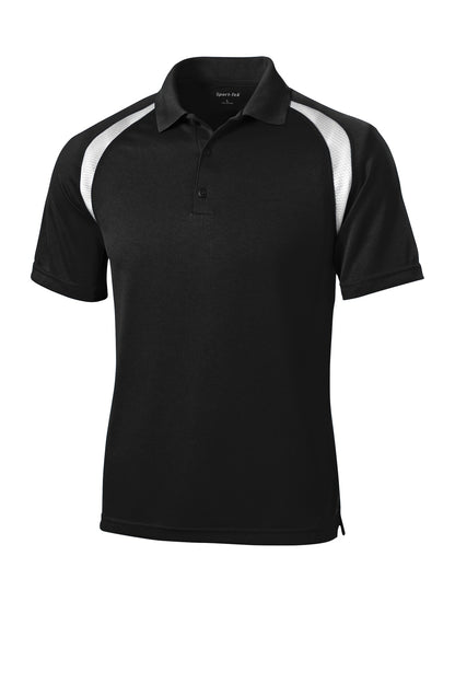 Custom Embroidered Sport-Tek Polos/Knits in Black/ White