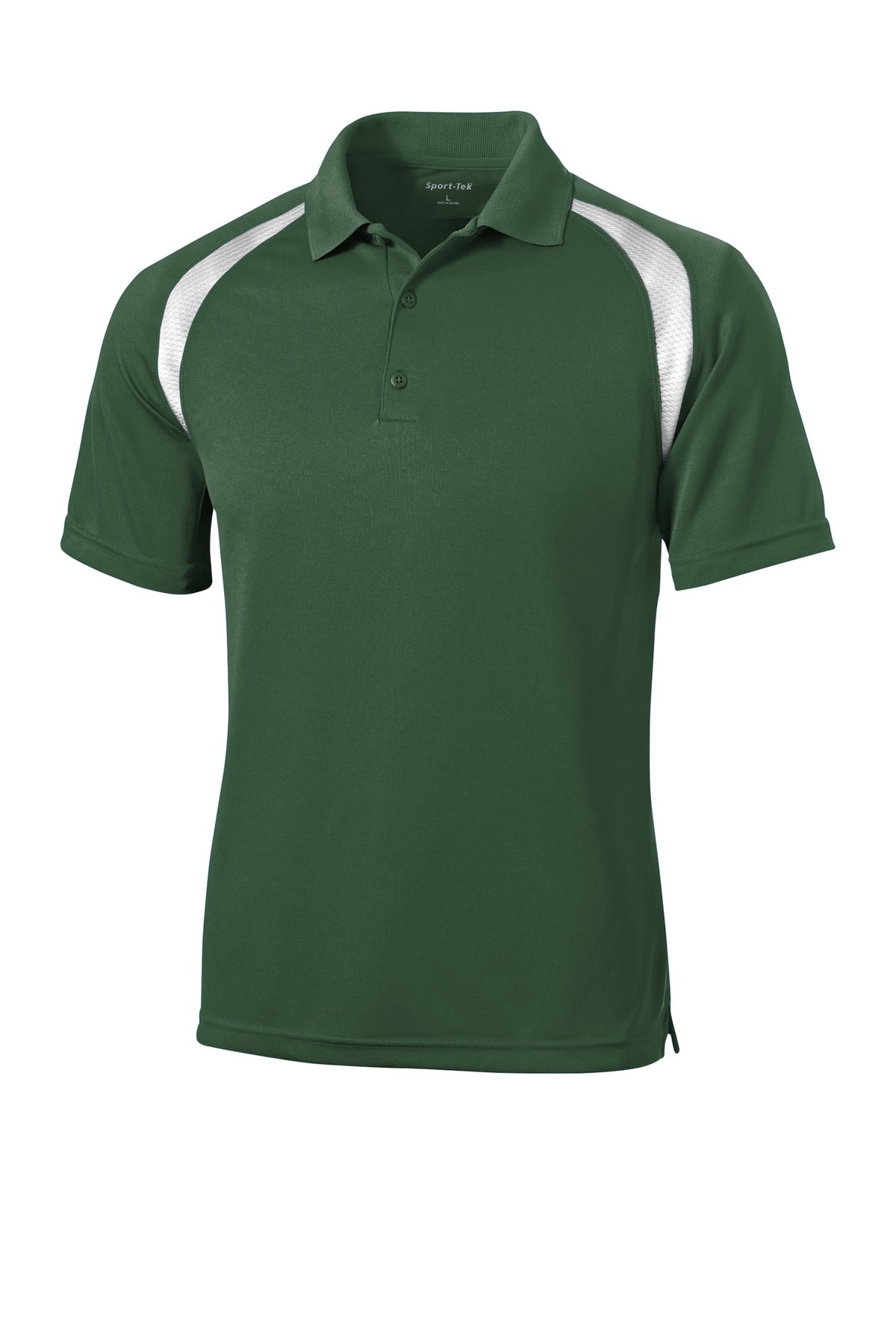 Custom Embroidered Sport-Tek Polos/Knits in Forest Green/ White