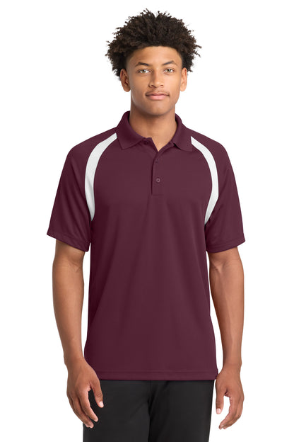 Custom Embroidered Sport-Tek Polos/Knits in Maroon/ White