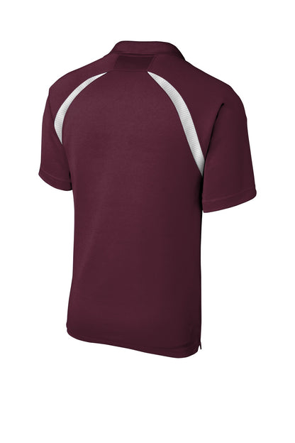 Custom Embroidered Sport-Tek Polos/Knits in Maroon/ White
