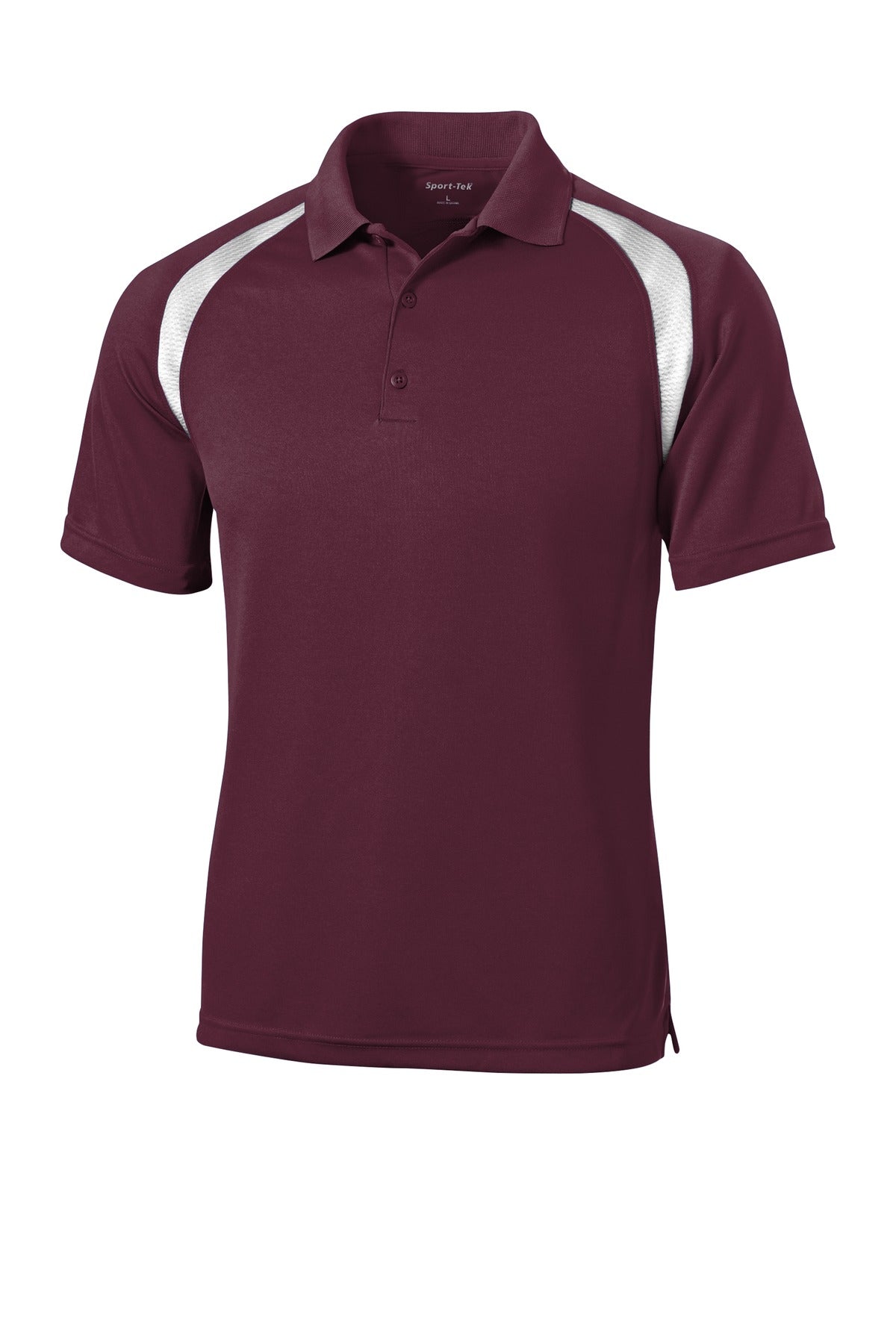Custom Embroidered Sport-Tek Polos/Knits in Maroon/ White