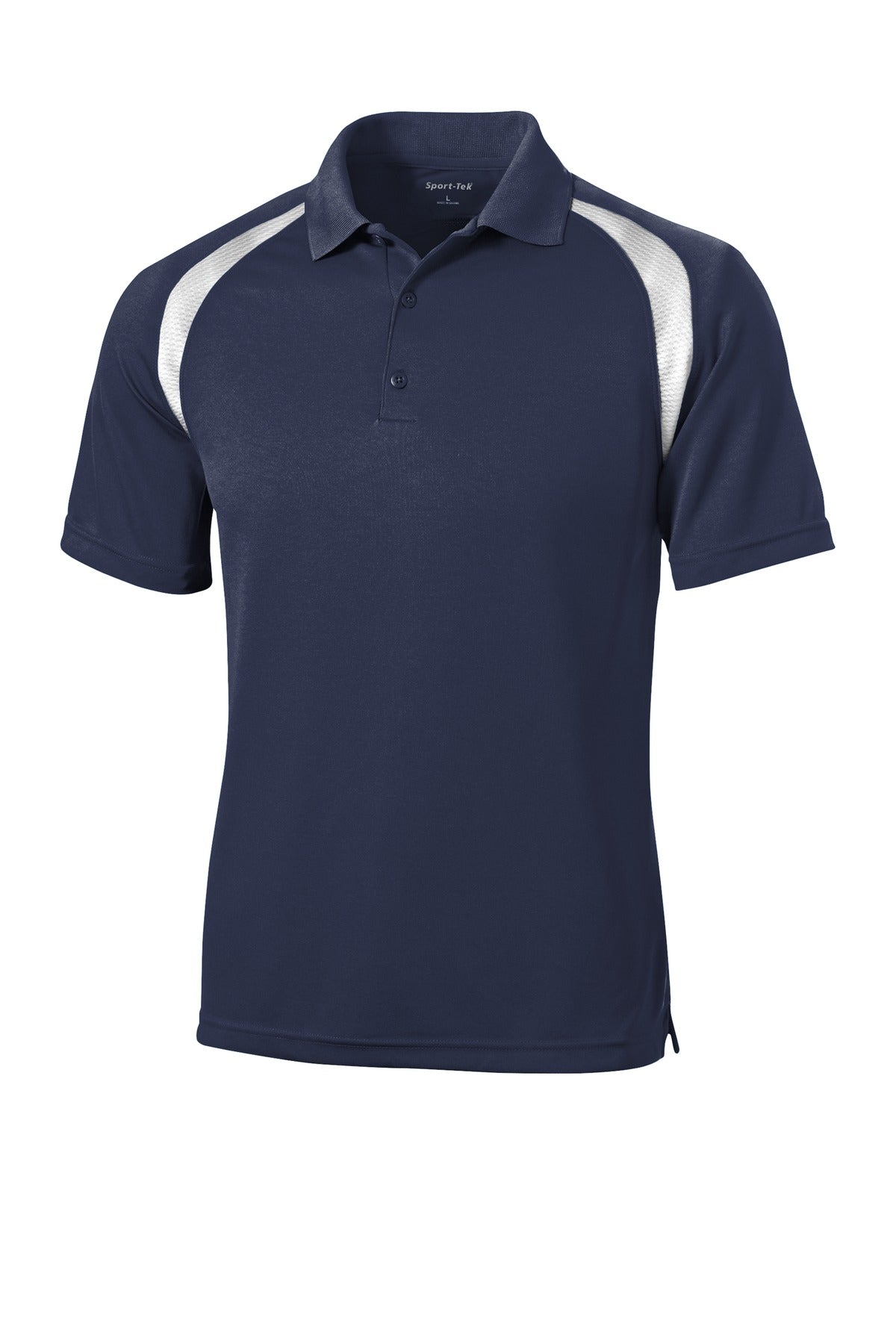 Custom Embroidered Sport-Tek Polos/Knits in True Navy/ White