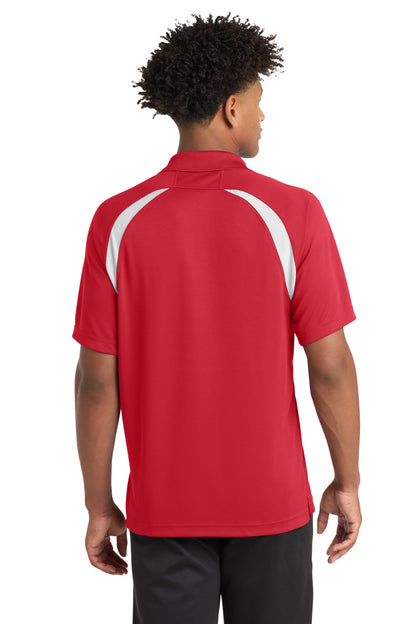 Custom Embroidered Sport-Tek Polos/Knits in True Red/ White
