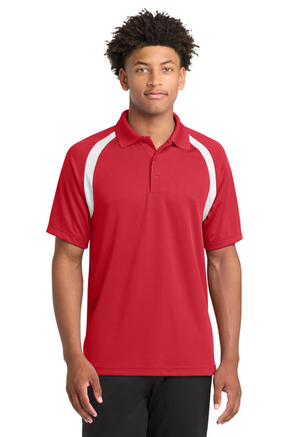 Custom Embroidered Sport-Tek Polos/Knits in True Red/ White