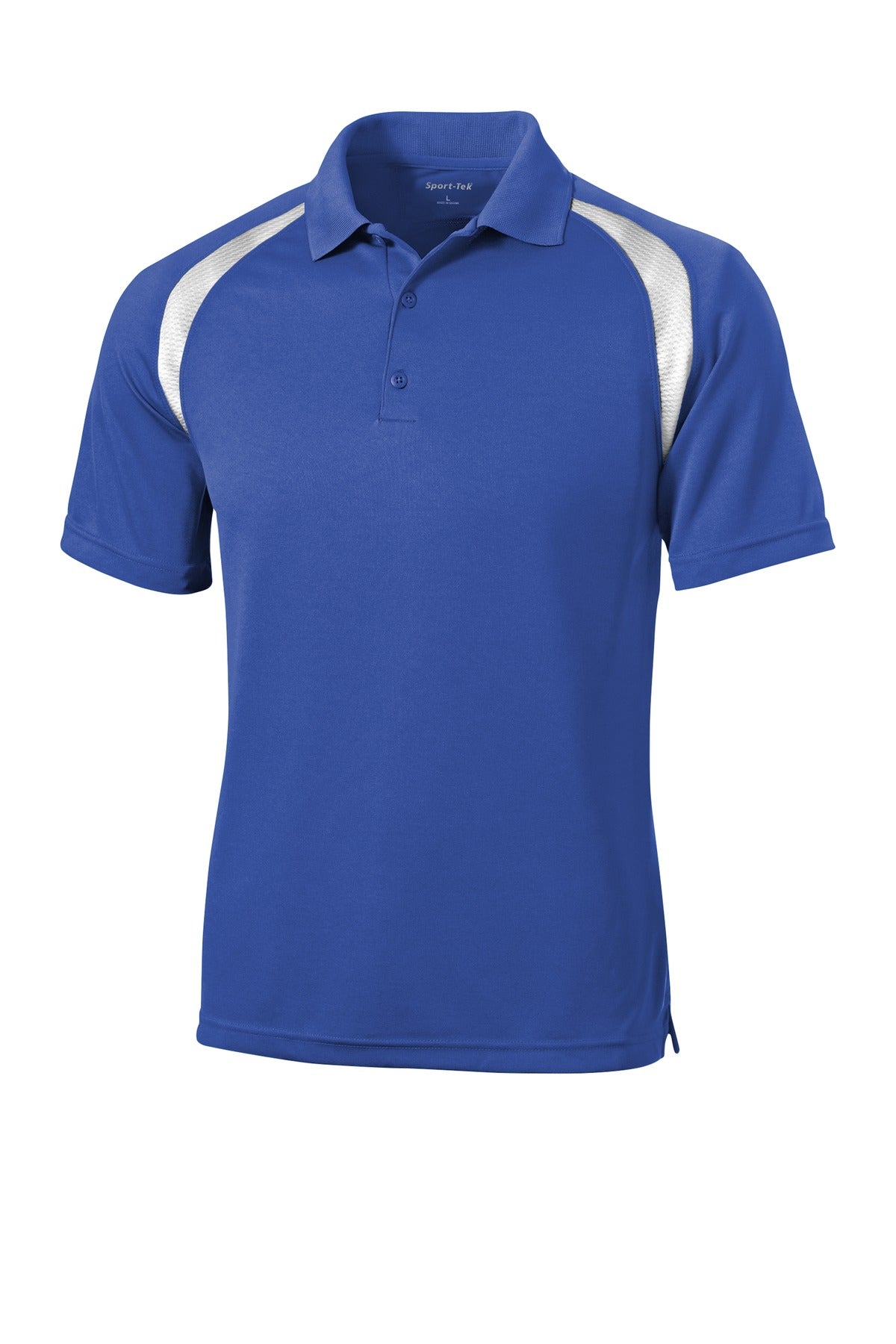 Custom Embroidered Sport-Tek Polos/Knits in True Royal/ White