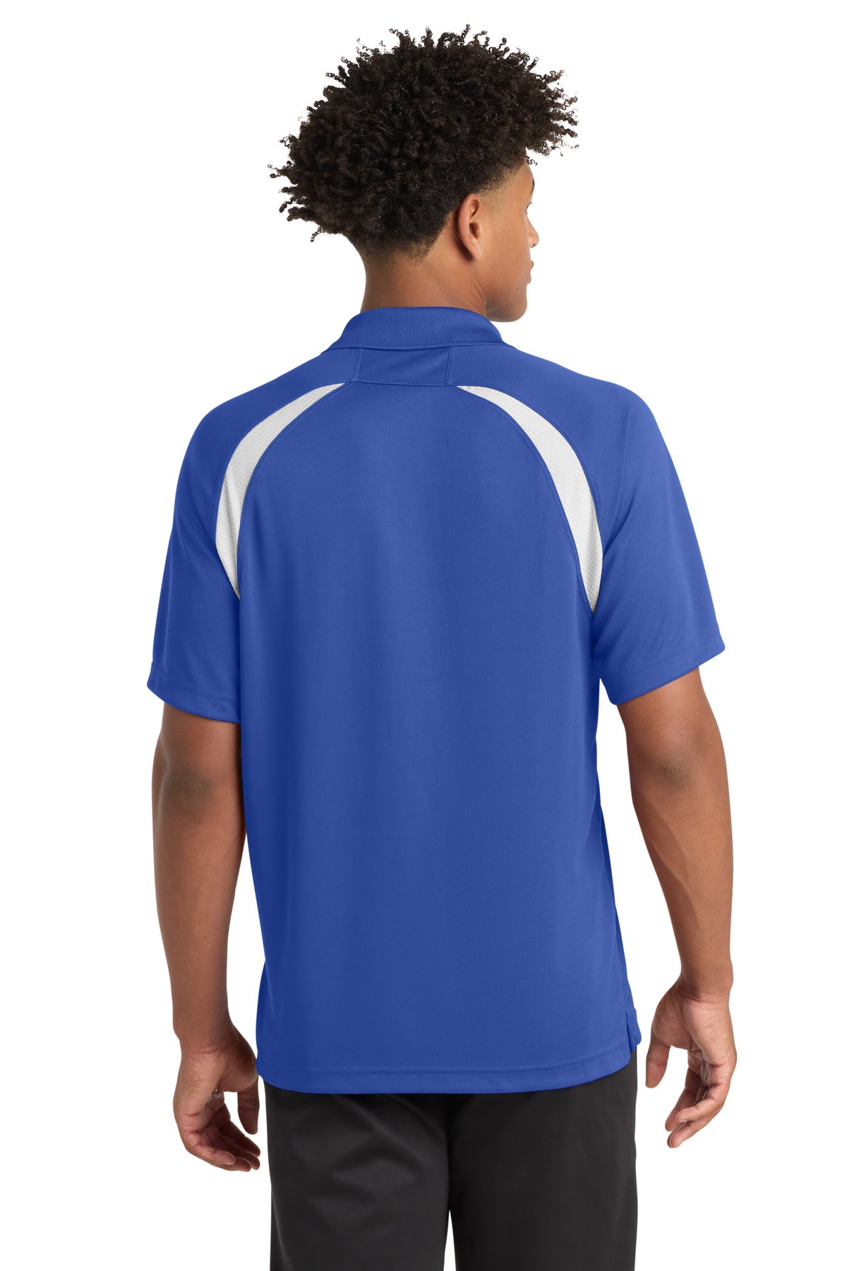 Custom Embroidered Sport-Tek Polos/Knits in True Royal/ White