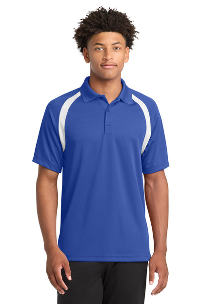 Custom Embroidered Sport-Tek Polos/Knits in True Royal/ White