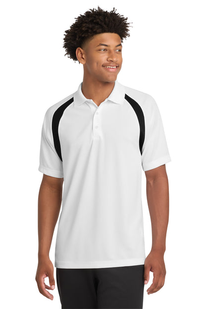Custom Embroidered Sport-Tek Polos/Knits in White/ Black