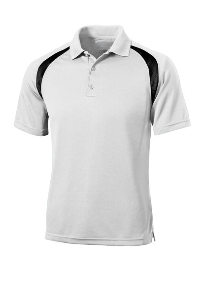 Custom Embroidered Sport-Tek Polos/Knits in White/ Black