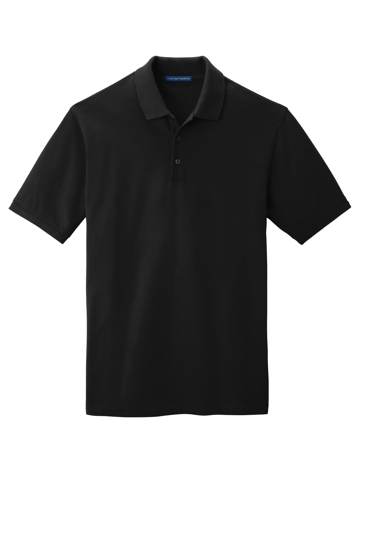 Custom Embroidered Port Authority Polos/Knits in Black
