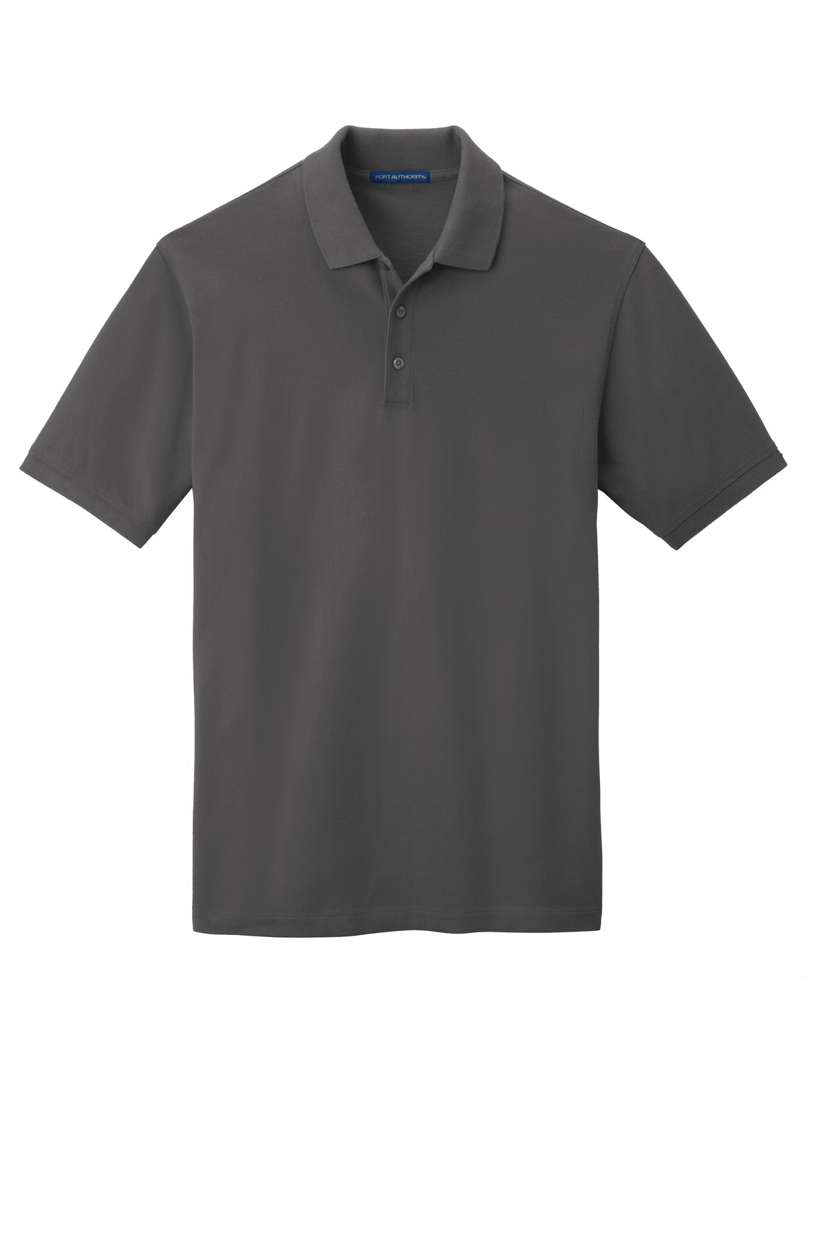 Custom Embroidered Port Authority Polos/Knits in Sterling Grey