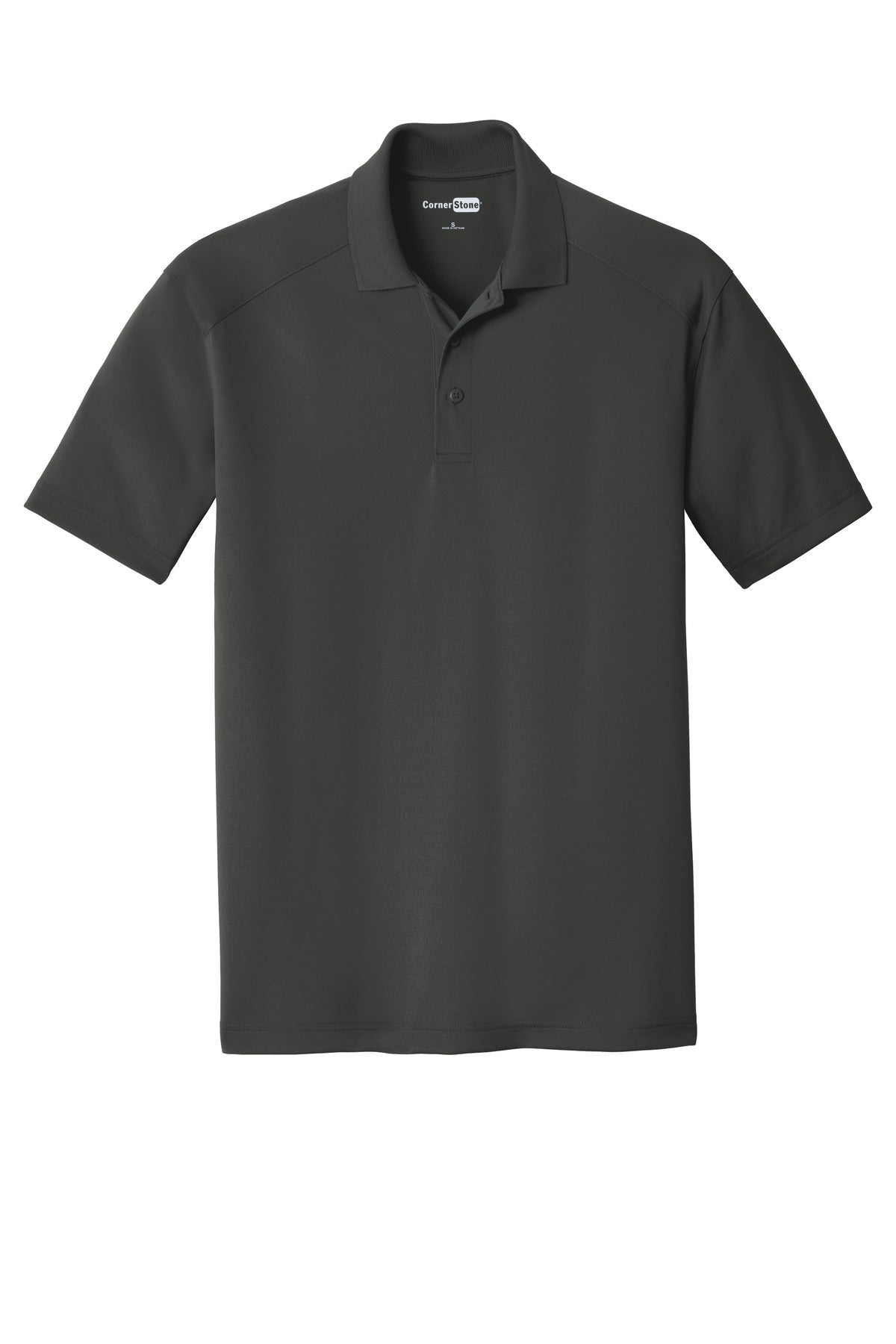 Custom Embroidered CornerStone Polos/Knits in Charcoal