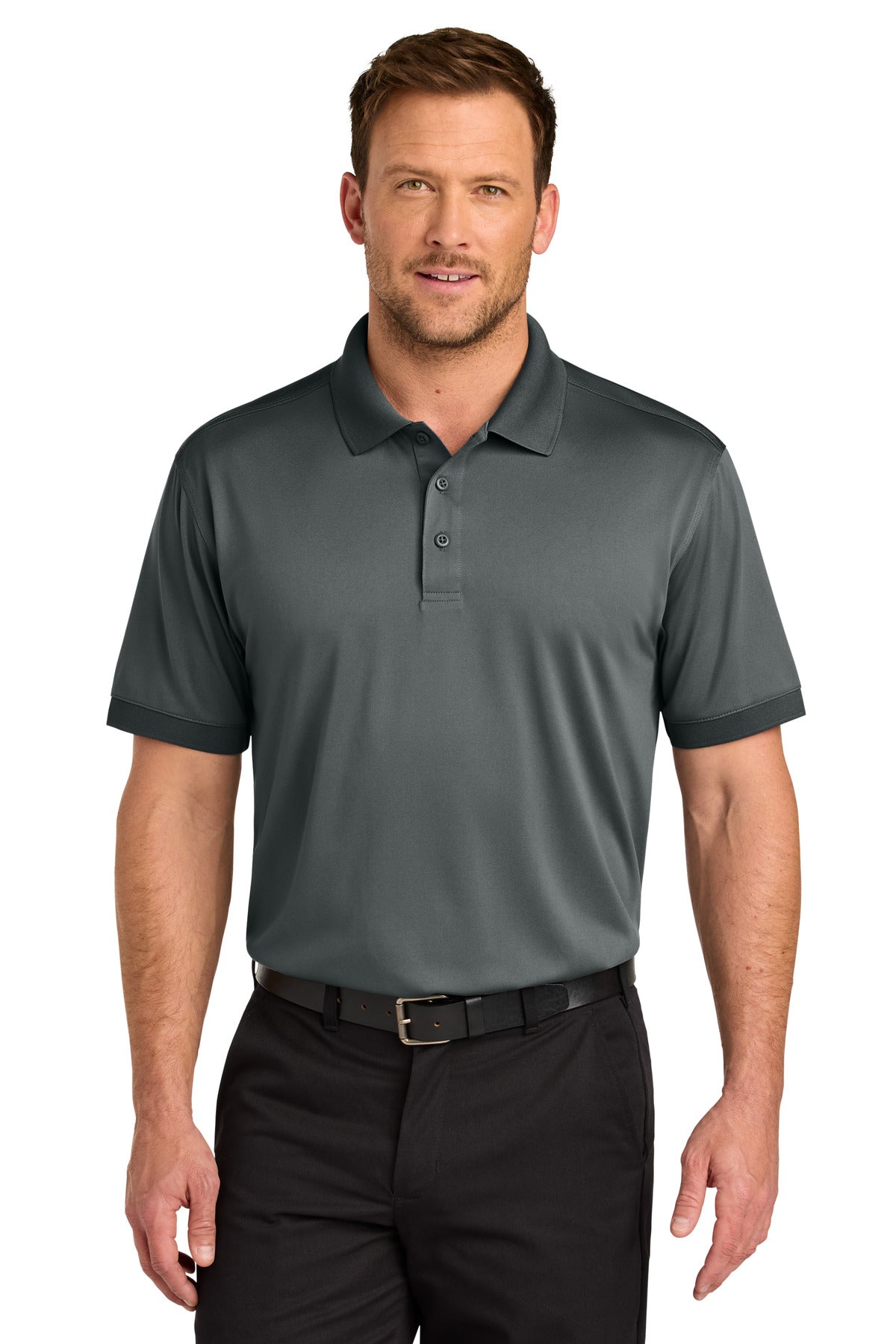 Custom Embroidered CornerStone Clothing in Metal Grey