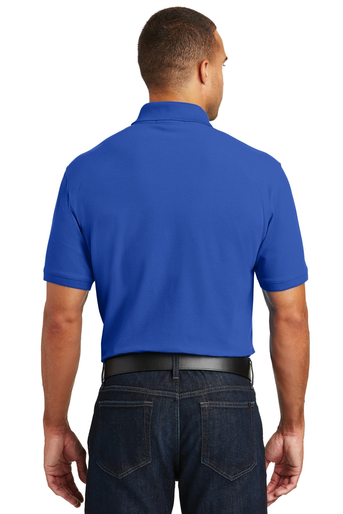Custom Embroidered Port Authority Tall Core Classic Pique Polo. TLK100,True Royal