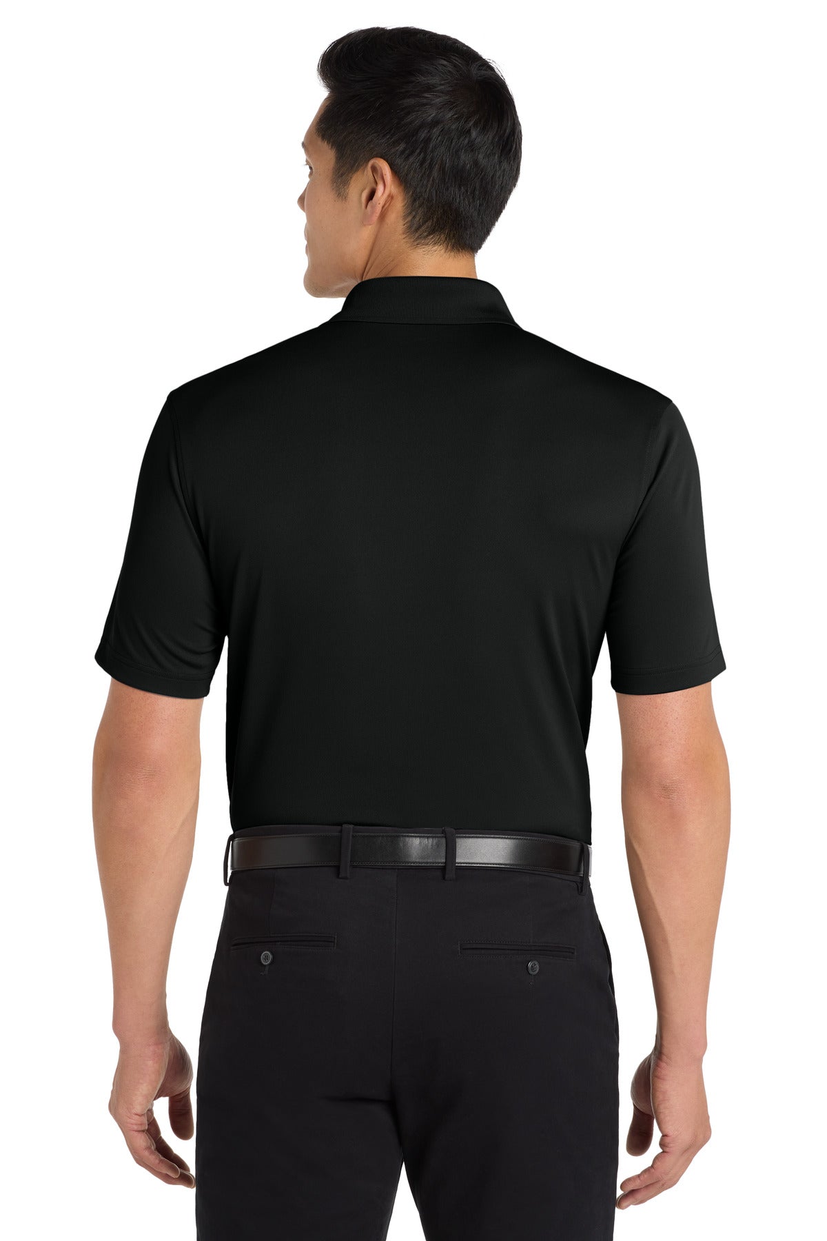Custom Embroidered Port Authority Polos in Deep Black