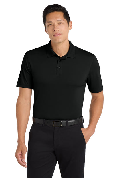 Custom Embroidered Port Authority Polos in Deep Black