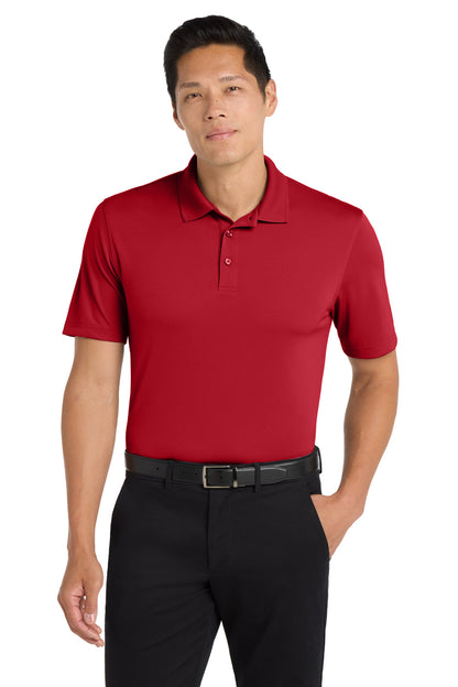 Custom Embroidered Port Authority Polos in Rich Red