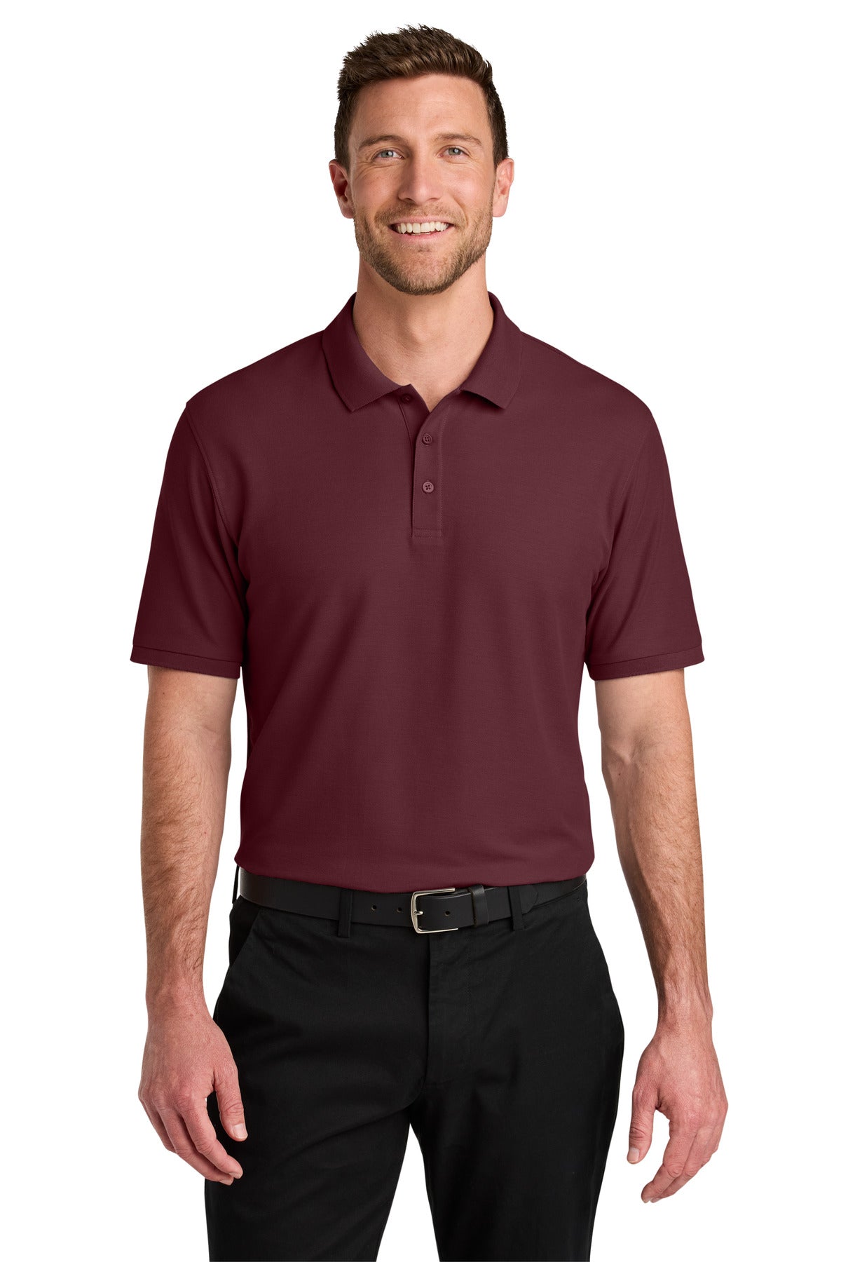 Custom Embroidered Port Authority Clothing in Burgundy