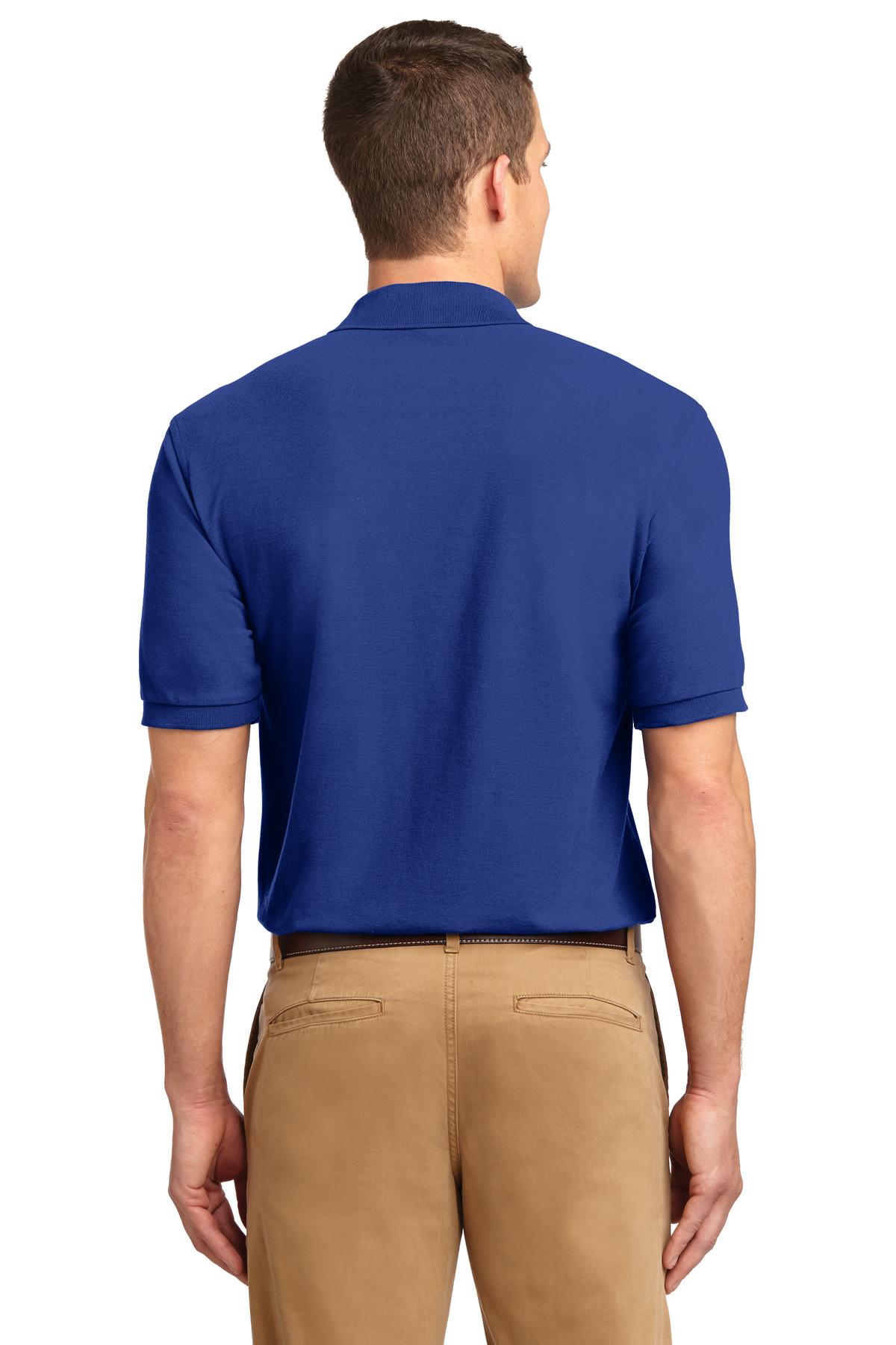 Custom Embroidered Port Authority Tall Silk Touch Polo.  TLK500,Royal
