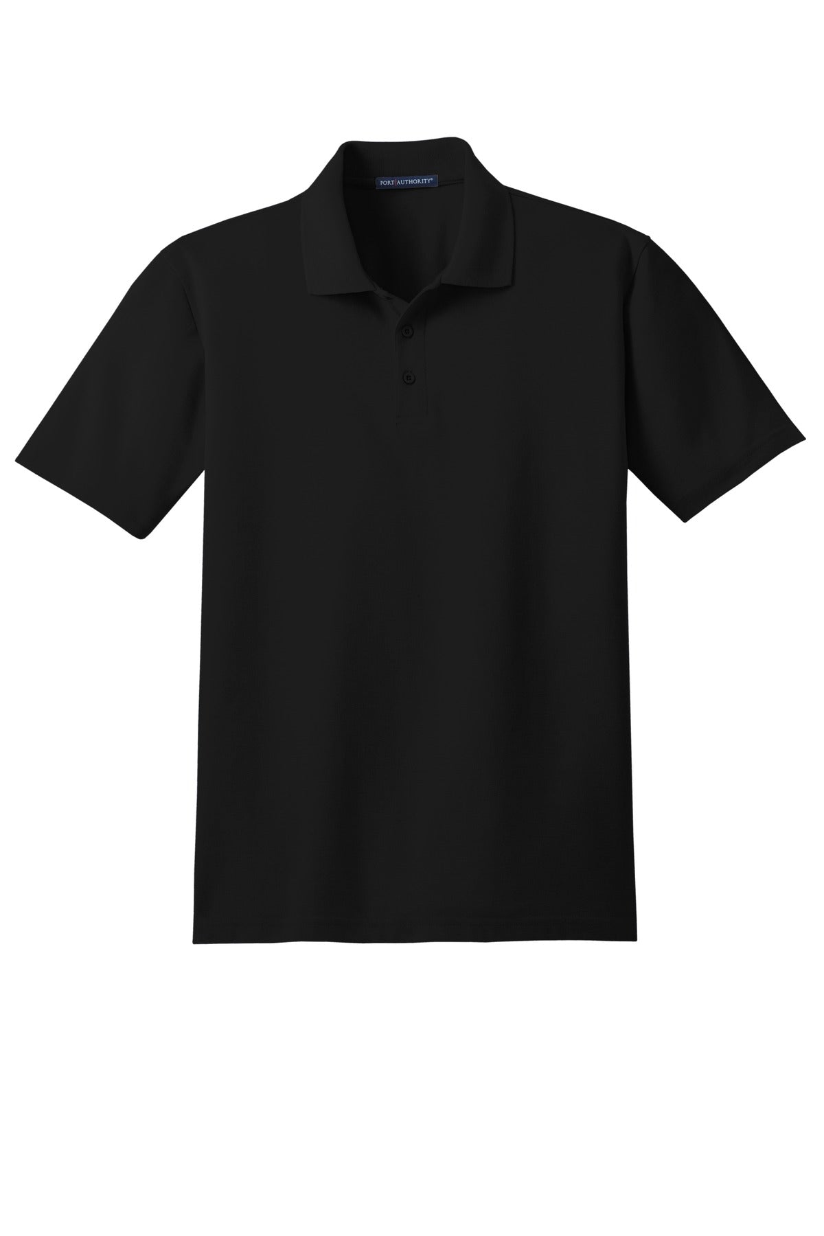 Custom Embroidered Port Authority Polos/Knits in Black