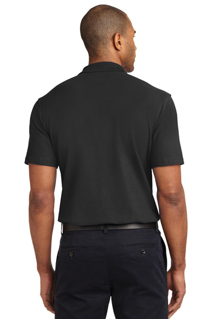 Custom Embroidered Port Authority Tall Stain-Release Polo. TLK510,Black
