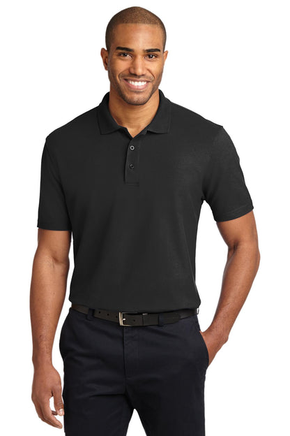 Custom Embroidered Port Authority Polos/Knits in Black