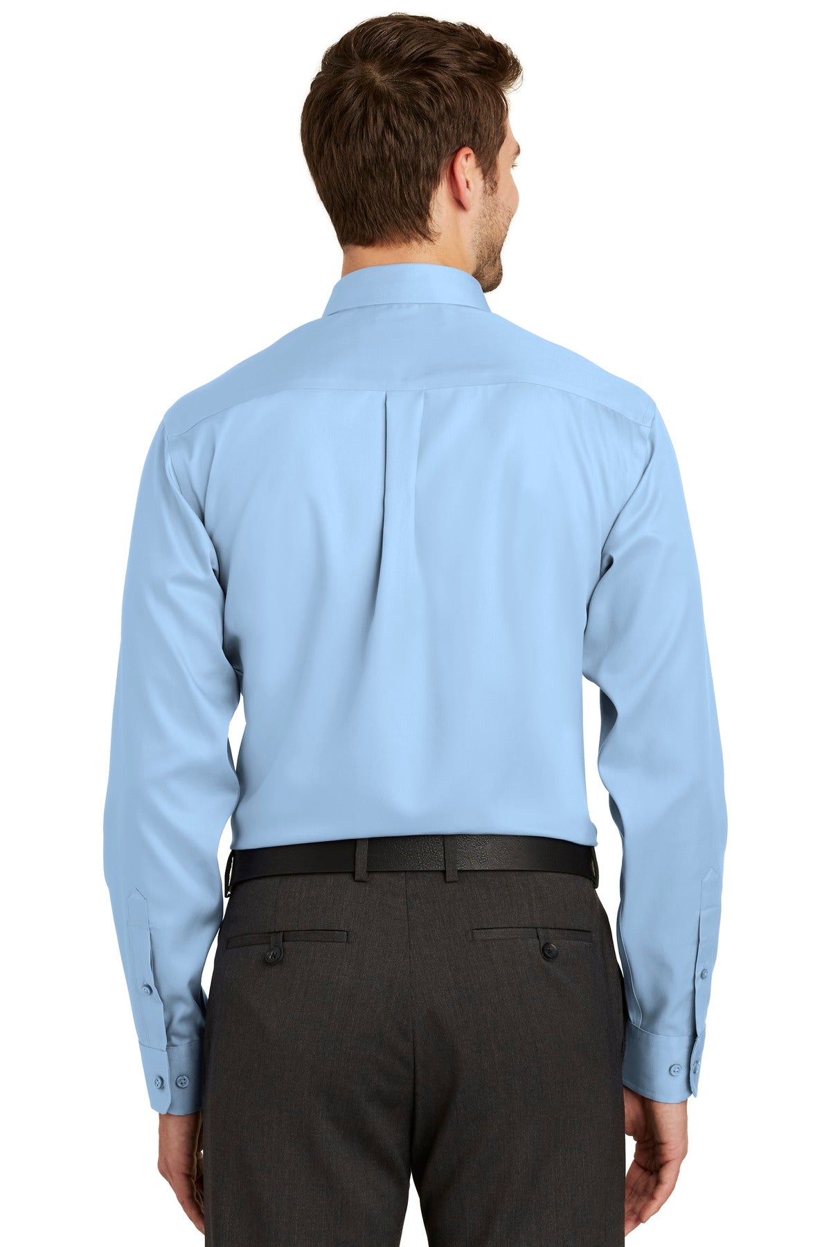 Custom Embroidered Port Authority Clothing Tops in Sky Blue