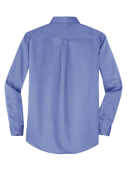 Custom Embroidered Port Authority Clothing Tops in Ultramarine Blue