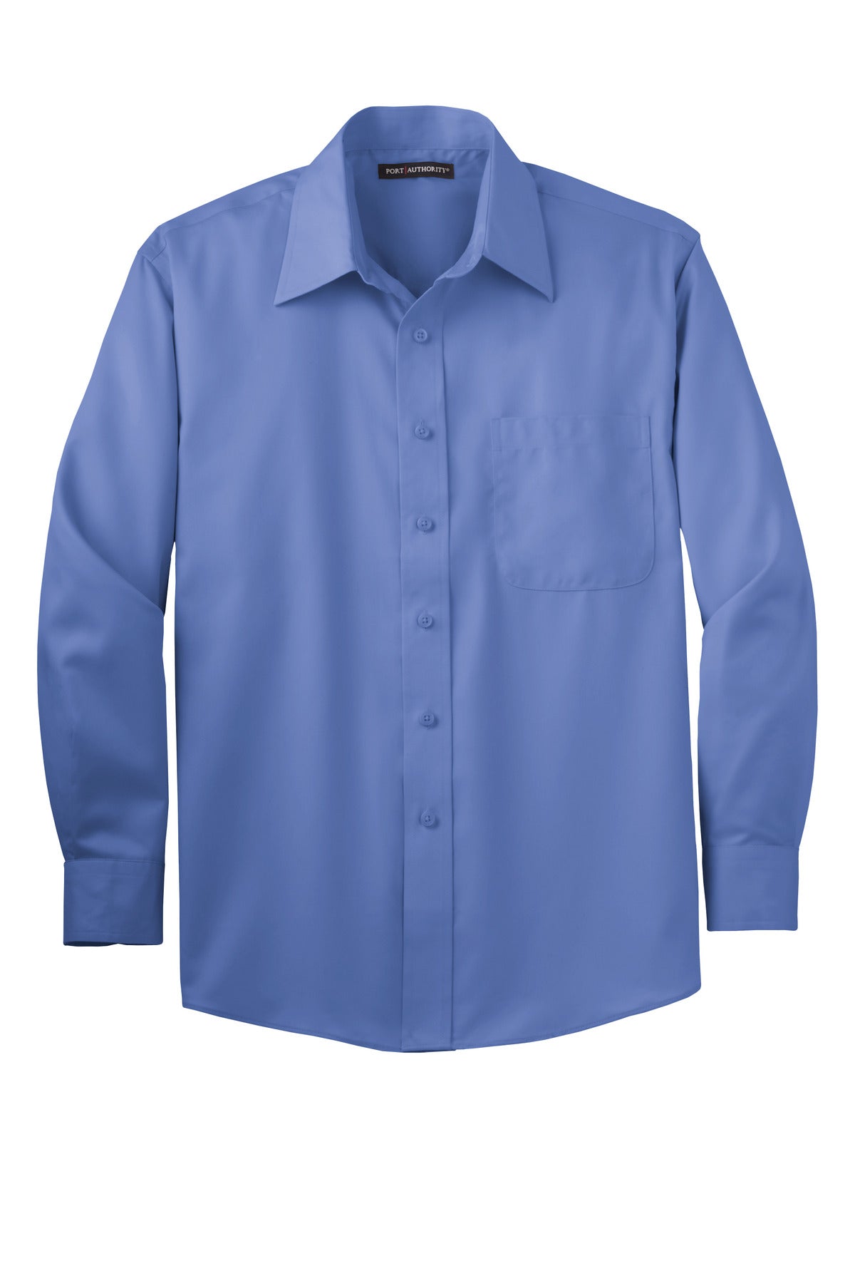 Custom Embroidered Port Authority Clothing Tops in Ultramarine Blue
