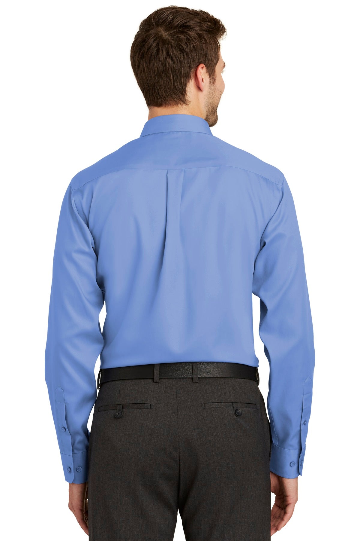 Custom Embroidered Port Authority Clothing Tops in Ultramarine Blue
