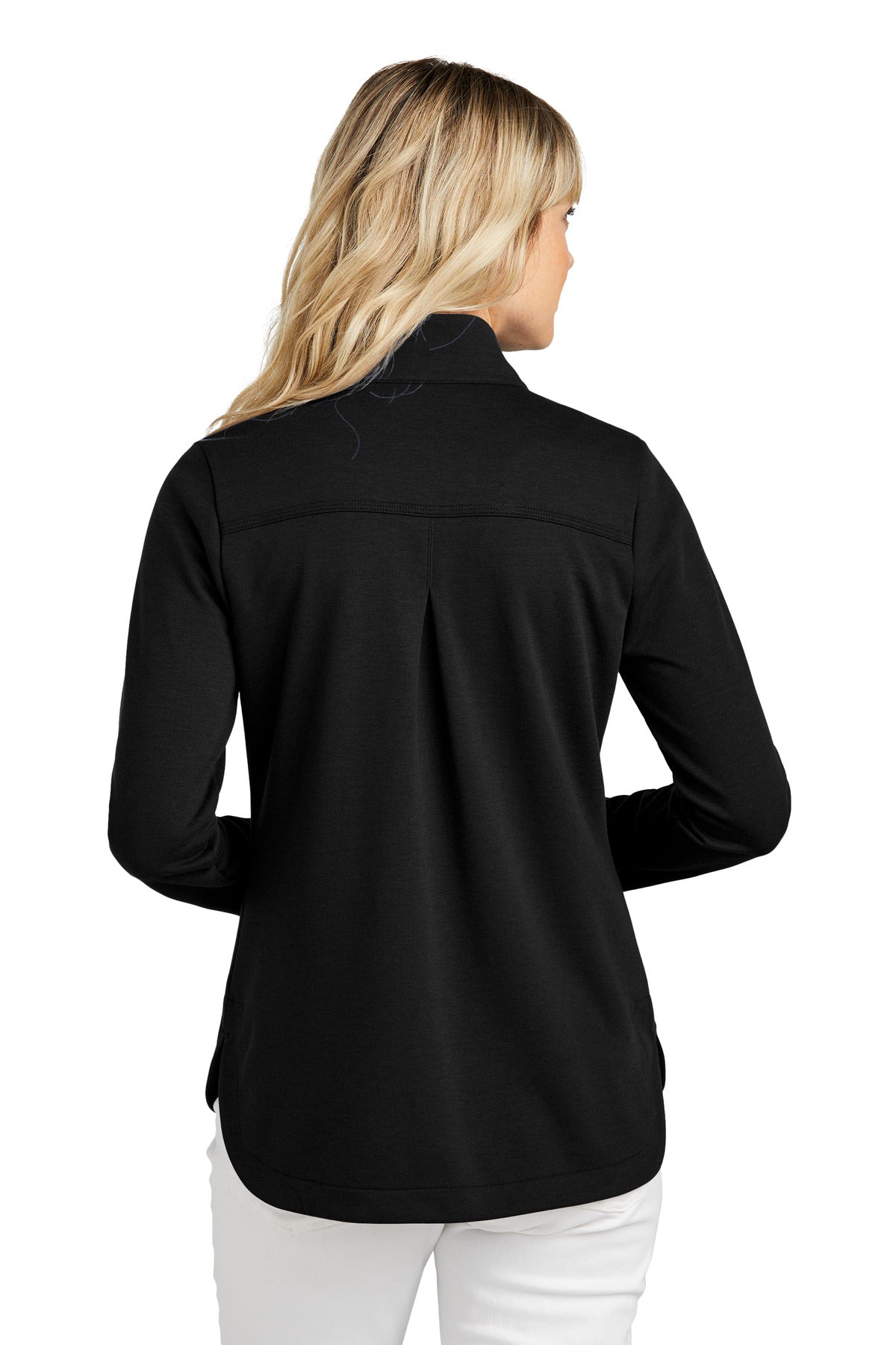 Custom Embroidered TravisMathew Women's Coveside Full-Zip TM1LD001,Black