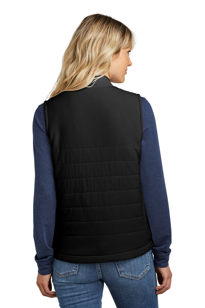 Custom Embroidered TravisMathew Women's Cold Bay Vest TM1LD002,Black