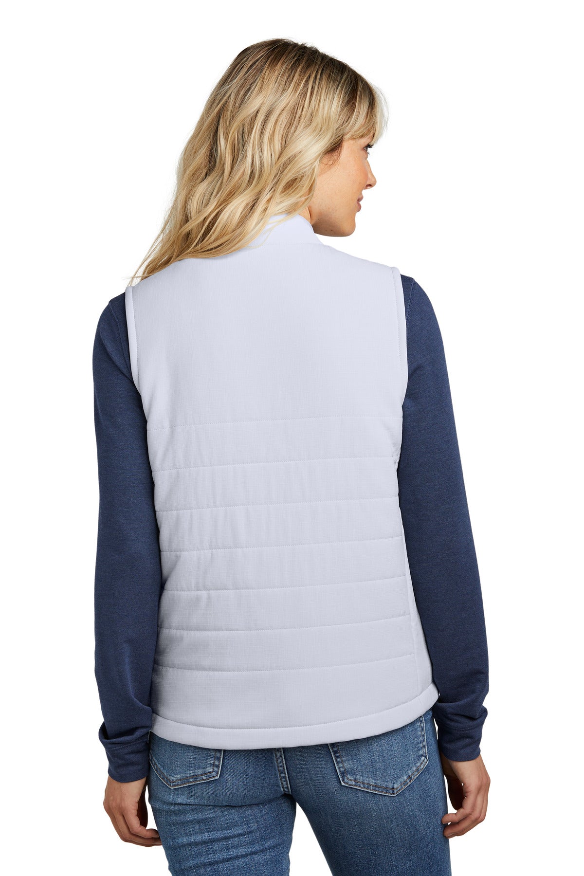 Custom Embroidered TravisMathew Women's Cold Bay Vest TM1LD002,Microchip Grey