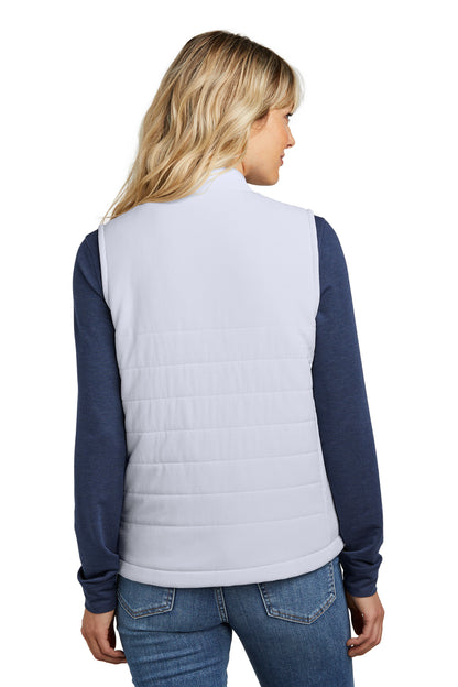 Custom Embroidered TravisMathew Women's Cold Bay Vest TM1LD002,Microchip Grey