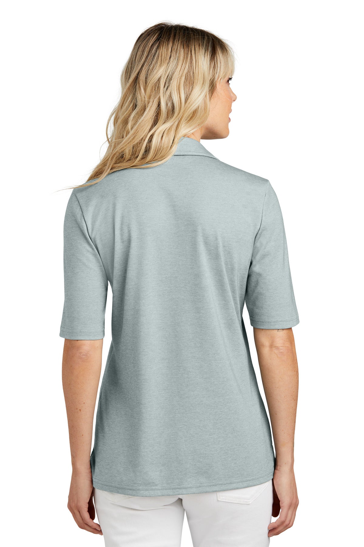 Custom Embroidered TravisMathew Women's Sunsetters Polo TM1LD004,Balsam Green Heather
