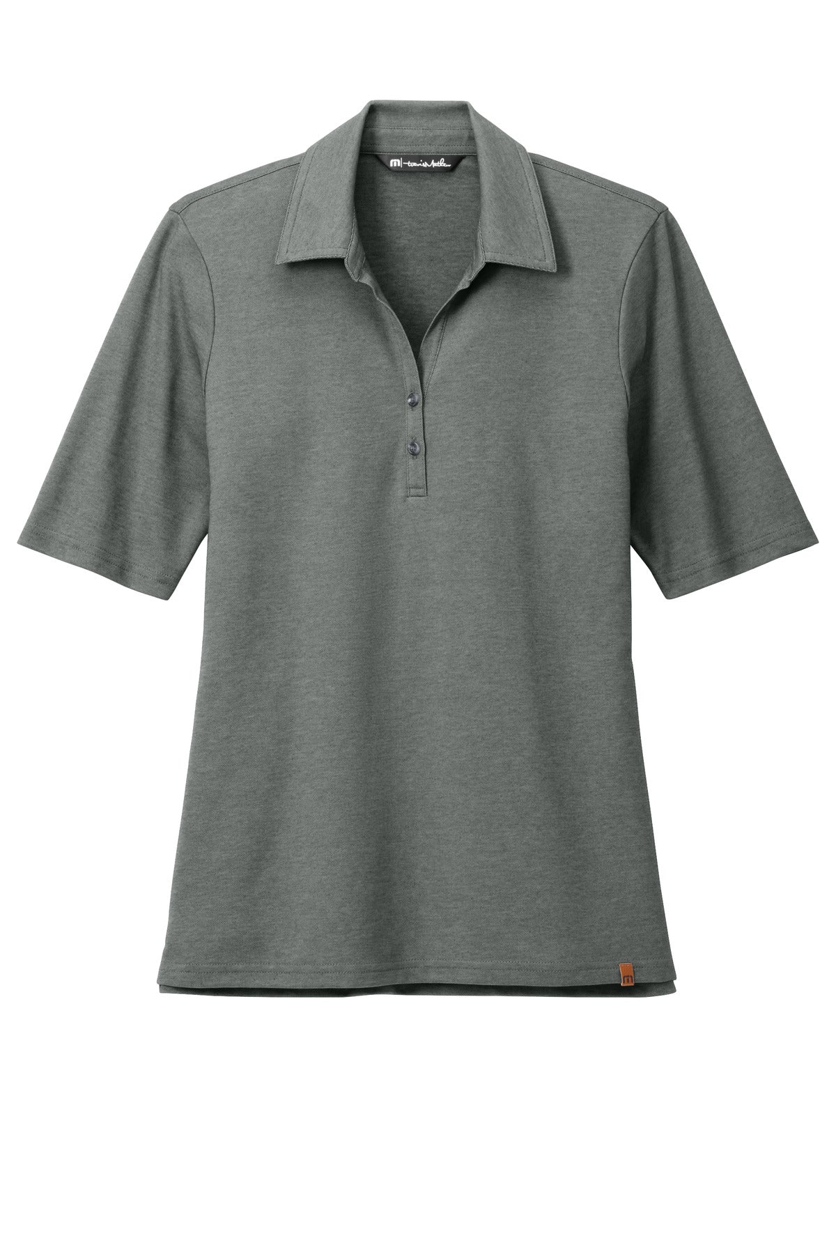 Custom Embroidered TravisMathew Polos/Knits in Black Heather
